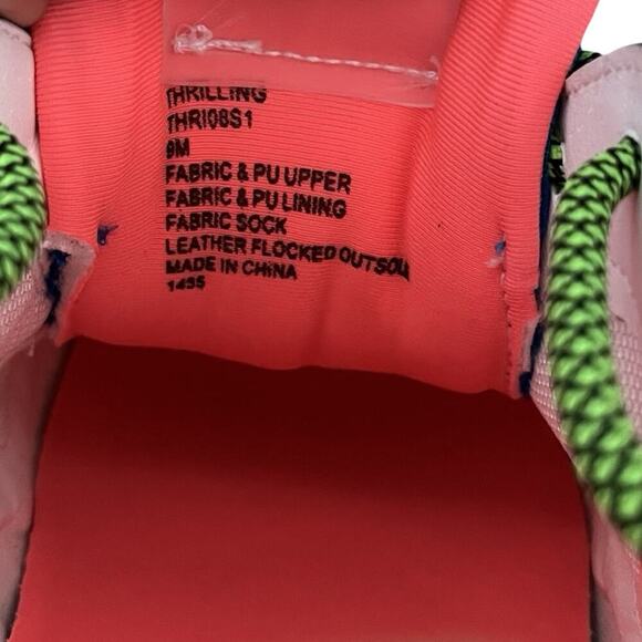 Steve Madden Thrilling Rhinestone Lace Up Platform Sneaker Size 9 Colorful Disco - Picture 10 of 11